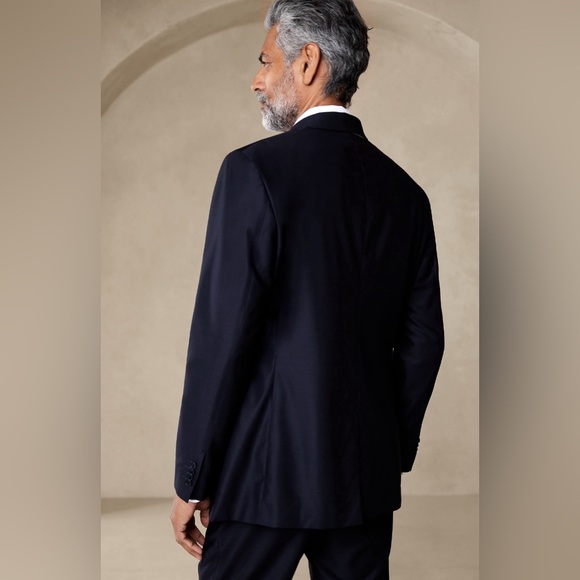 BANANA REPUBLIC SIGNATURE ITALIAN HOPSACK SUIT JACKET - Picture 10 of 14